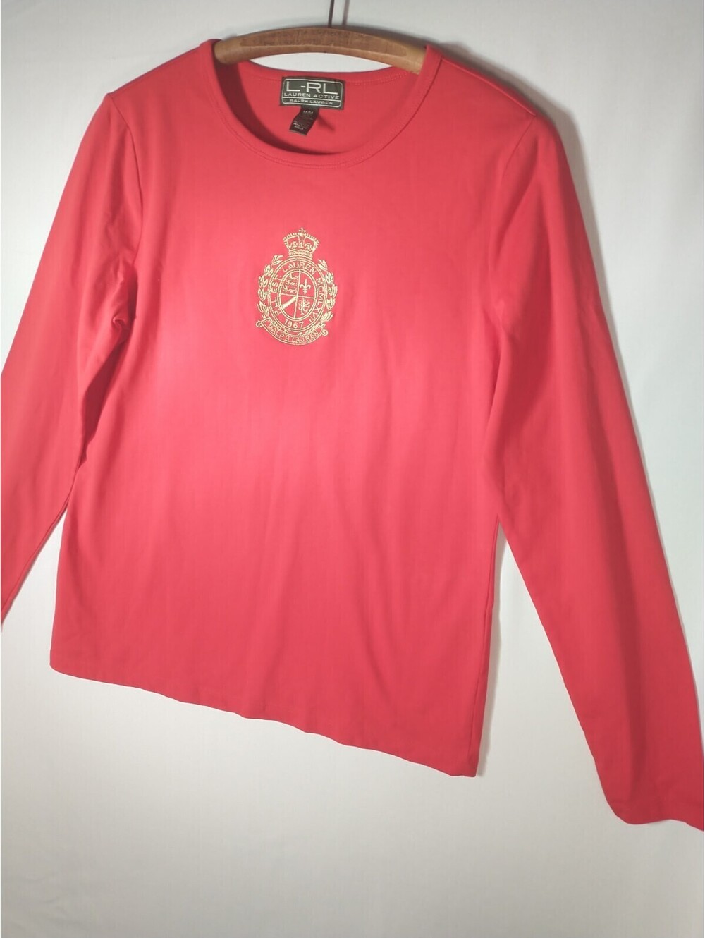 lauren active ralph lauren M/M, Red, Golden Embroidery